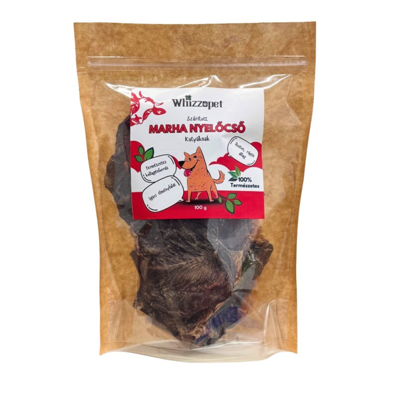 Szárított marha nyelőcső jutalomfalat kutyáknak, Whizzopet természetes snack kutyáknak