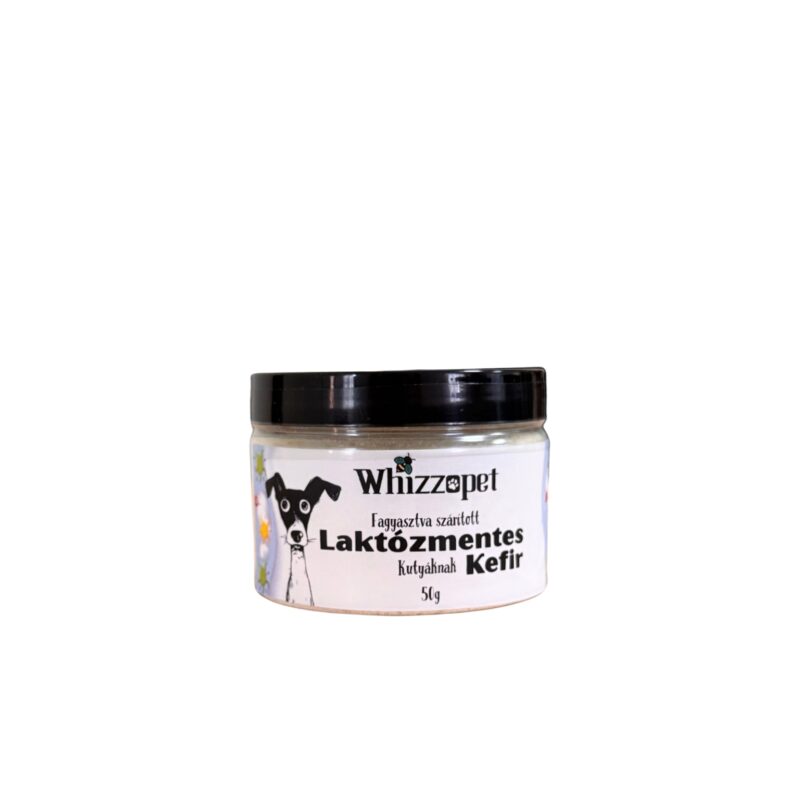 Liofilizált laktózmentes kefir kutyáknak, természetes táplálékkiegészítő