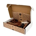 Whizzopet Halloween Box válogatás- nyúl, bárány és strucc jutalomfalat kutyának.