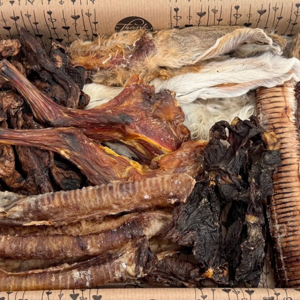 Természetes, szárított Whizzopet jutalomfalatok.