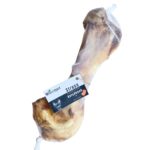 Szárított strucc combcsont kutyának, természetes, hosszan rágható rágócsont.