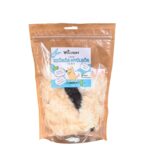 Szárított szőrös nyúlbőr kutyának - természetes rágó emésztési támogatással