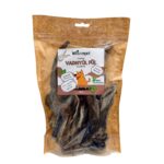 Szárított, szőrös vadnyúl fül jutalomfalat kutyának. Természetes rágó.