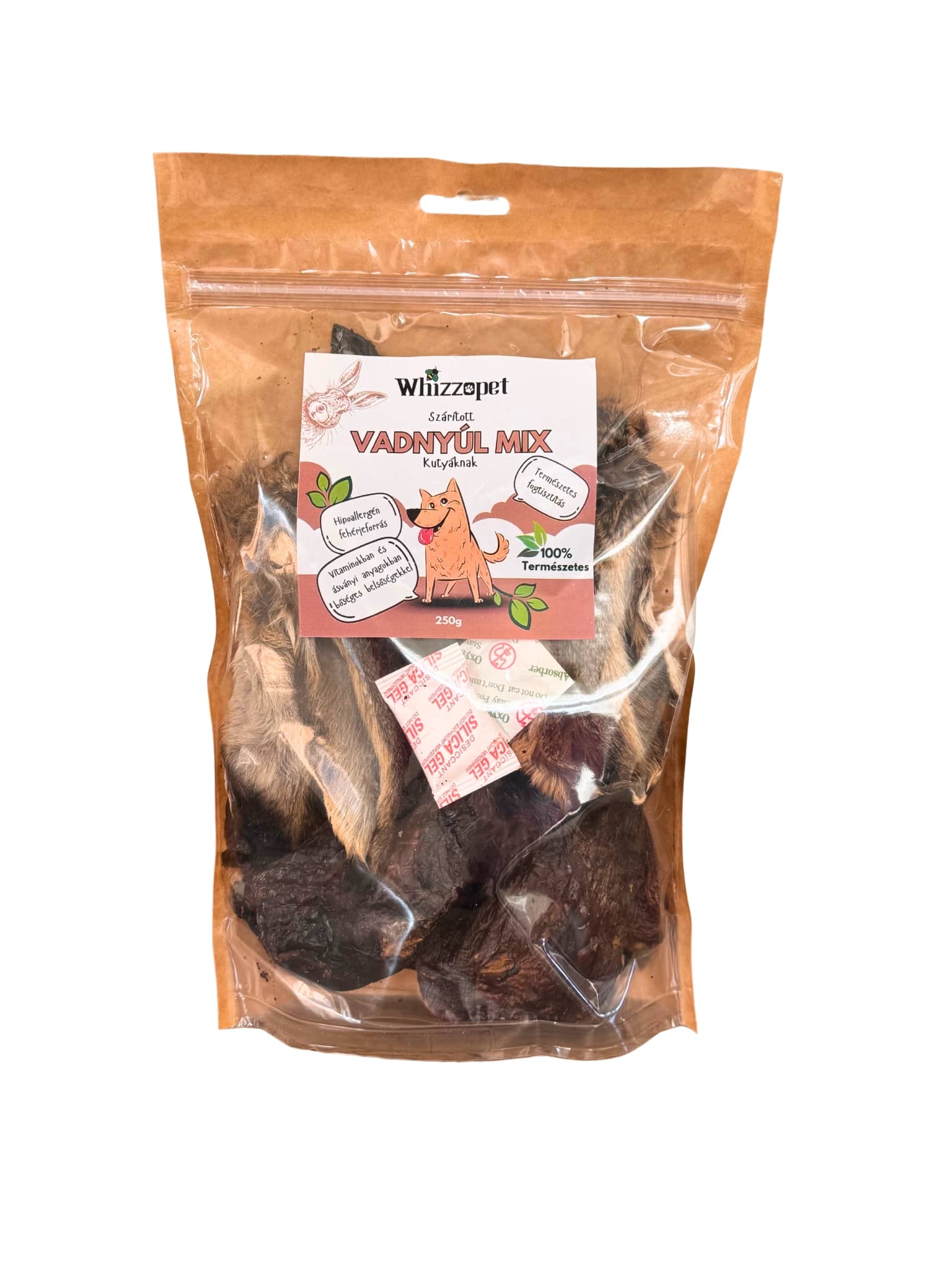 Szárított vadnyúl mix jutalomfalat válogatás kutyának.