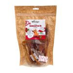 Szárított marhanyak ín jutalomfalat kutyának, kollagénben gazdag.