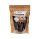 Szárított vadnyúl húscsík jutalomfalat kutyáknak - 90% hústartalom.