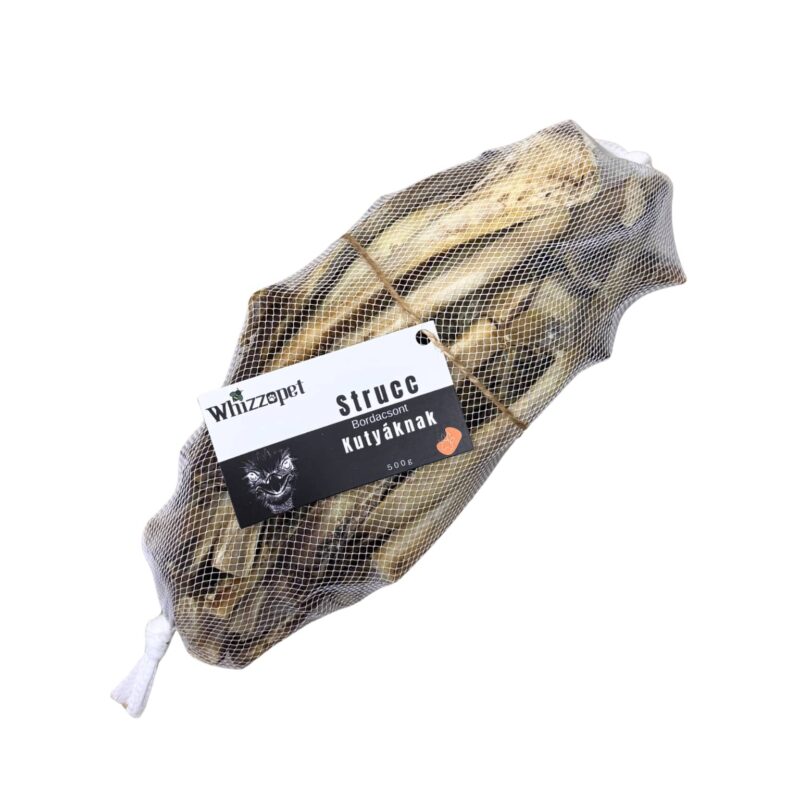 Szárított strucc bordacsont kutyáknak.