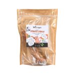 Szárított nagy strucc lábujj kutyáknak, természetes rágó.