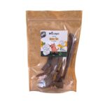 Whizzopet szárított emu ín 100g-os visszazárható tasakban. Természetes, hipoallergén rágóka kutyáknak kollagénnel az ízületek védelméért.