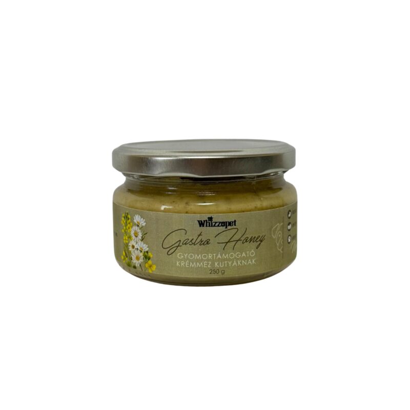 Gastro Honey, gyomortámogató méz kutyáknak.